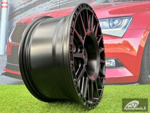Ratlankis R17x8  6X139.7  ET  M15  110.1  B5877  Black Half Matt (BLHM)  For 4X4  (R)
