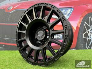 Ratlankis R17x8  6X139.7  ET  M15  110.1  B5877  Black Half Matt (BLHM)  For 4X4  (R)