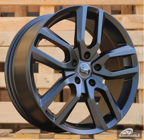 Ratlankis R18x7.5  5X112  ET  45  66.5  B5883  Black Half Matt (BLHM)  For RACIN  (K2)