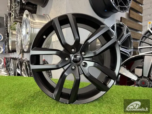 Ratlankis R18x7.5  5X112  ET  45  66.5  B5883  Black Half Matt (BLHM)  For RACIN  (K2)