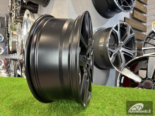 Ratlankis R18x7.5  5X112  ET  45  66.5  B5883  Black Half Matt (BLHM)  For RACIN  (K2)