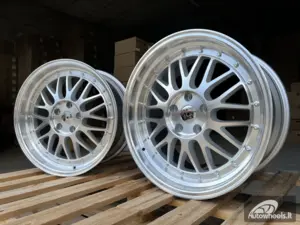 Ratlankis R17x7.5  5X112  ET  35  73.1  A1025  (3S215)  Silver+Polished Lip (SP)  For RACIN  (D3)  (HYBRID FORGED Style BBS)