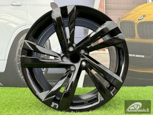 Ratlankis R20x8.5  5X112  ET  38  57.1  A5891  Black (BL)  For VW  (P)