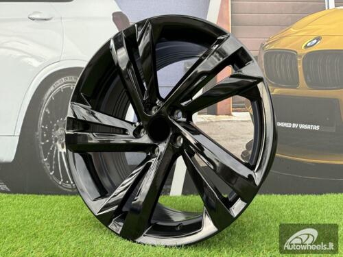 Ratlankis R20x8.5  5X112  ET  38  57.1  A5891  Black (BL)  For VW  (P)