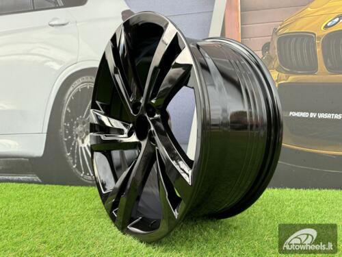 Ratlankis R20x8.5  5X112  ET  38  57.1  A5891  Black (BL)  For VW  (P)