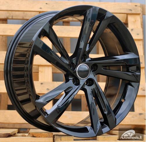 Ratlankis R20x8.5  5X112  ET  38  57.1  A5891  Black (BL)  For VW  (P)