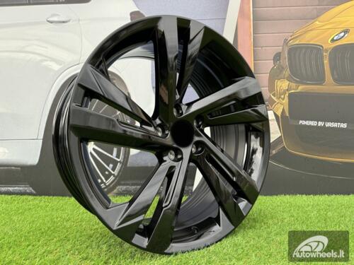 Ratlankis R20x8.5  5X112  ET  38  57.1  A5891  Black (BL)  For VW  (P)  (Tiguan)