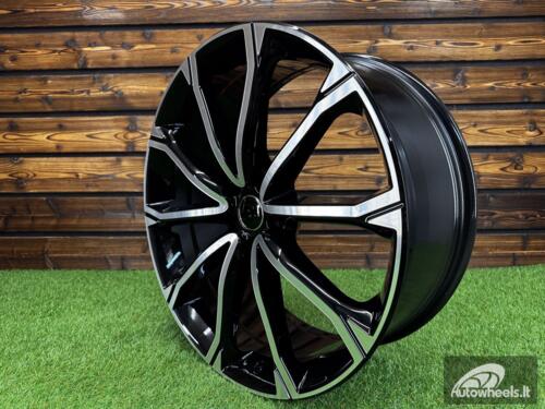 Ratlankis R21x8.5  5X112  ET  38  66.5  Y1197  Black Polished (MB)  For AUD  (K2)  (NEW Model)