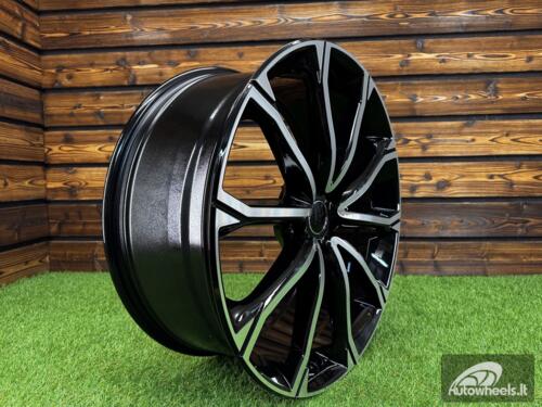 Ratlankis R21x8.5  5X112  ET  38  66.5  Y1197  Black Polished (MB)  For AUD  (K2)  (NEW Model)