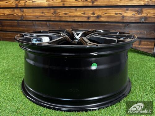 Ratlankis R21x8.5  5X112  ET  38  66.5  Y1197  Black Polished (MB)  For AUD  (K2)  (NEW Model)
