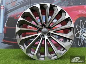 Ratlankis R21x9.5  5X112  ET  36  66.5  A5827  Grey Polished (MG)  For AUD  (P)  (E-Tron)