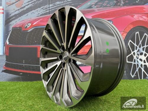 Ratlankis R21x9.5  5X112  ET  36  66.5  A5827  Grey Polished (MG)  For AUD  (P)  (E-Tron)