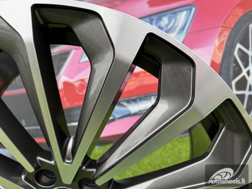 Ratlankis R21x9.5  5X112  ET  36  66.5  A5827  Grey Polished (MG)  For AUD  (P)  (E-Tron)