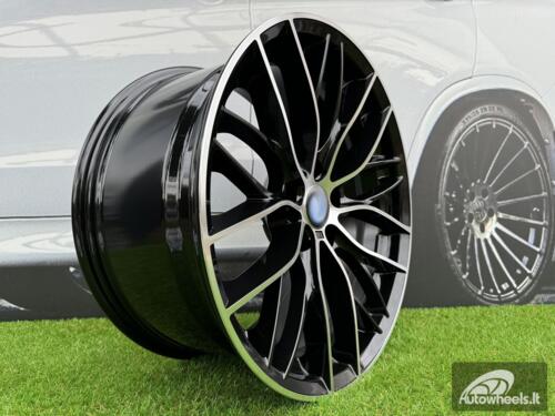 Ratlankis R17x7.5  5X120  ET  43  72.6  BK796  (YH07)  Black Polished (MB)  For BMW  (P1)