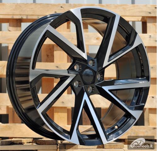 Ratlankis R16x6.5  5X112  ET  46  57.1  FE181  (IN0262)  Black Polished (MB)  For SKODA  (P1)