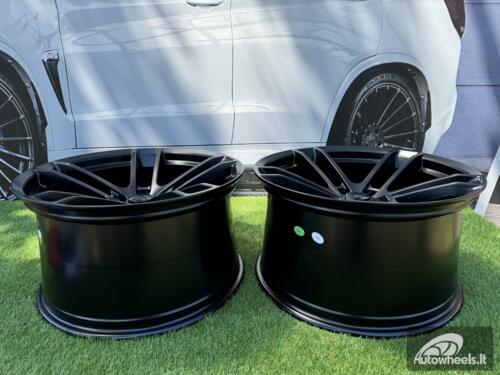 Ratlankis R20x11  5X115  ET  18  71.5  I5599  Black Half Matt (BLHM)  For DODGE  (P1)  (Front+Rear)