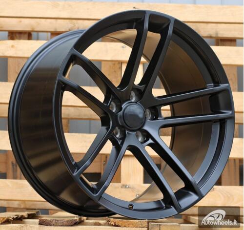 Ratlankis R20x9.5  5X115  ET  18  71.5  I5599  Black Half Matt (BLHM)  For DODGE  (K8)  (Front+Rear)