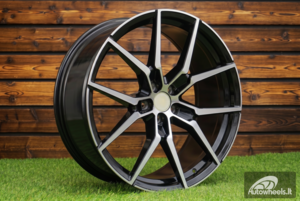 Ratlankis R21x9  5X108  ET  38.5  63.4  I5628  Black Polished (MB)  For VOLVO  (M+P2)  (POLESTAR)