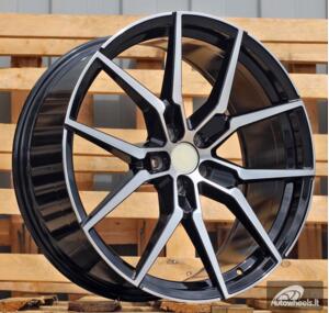 Ratlankis R21x9  5X108  ET  38.5  63.4  I5628  Black Polished (MB)  For VOLVO  (P1)  (POLESTAR)