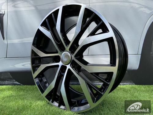 Ratlankis R18x7.5  5X112  ET  45  57.1  BK713  (IN5415)  Black Polished (MB)  For VW  (P1+K7+P2)