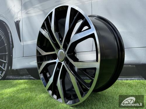 Ratlankis R18x7.5  5X112  ET  45  57.1  BK713  (IN5415)  Black Polished (MB)  For VW  (P1+K7+P2)