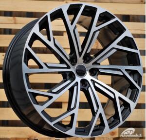 Ratlankis R21x9  5X112  ET  35  66.5  I0337  (IN0368)  Black Polished (MB)  For AUD  (P1)  (Audi A8)