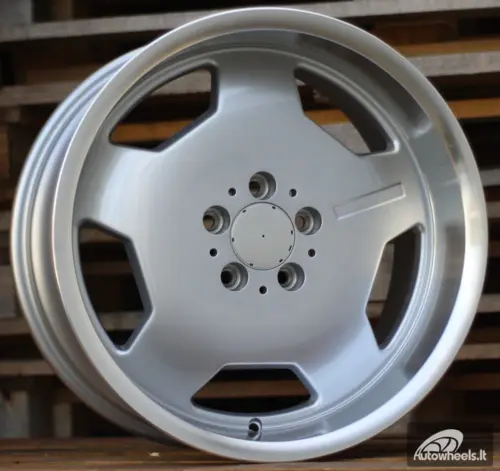 Ratlankis R17x8  5X112  ET  35  66.6  I5270  Silver+Polished Lip (SP)  For MER  (Z6)  (MONOBLOCK Style)