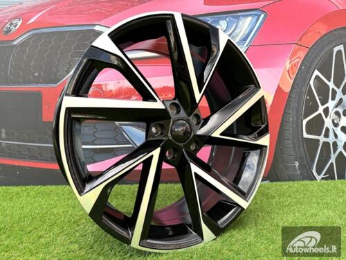 Ratlankis R19x8  5X112  ET  41  57.1  I5568  Black Polished (MB)  For SKODA  (P2)