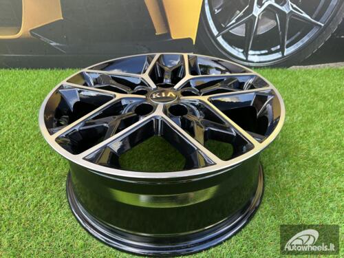 Ratlankis R18x7.5  5X114.3  ET  48  67.1  B5567  Black Polished (MB)  For KIA  (K2)