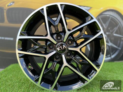 Ratlankis R18x7.5  5X114.3  ET  48  67.1  B5567  Black Polished (MB)  For KIA  (K2)