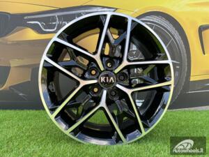 Ratlankis R18x7.5  5X114.3  ET  48  67.1  B5567  Black Polished (MB)  For KIA  (K2+P)