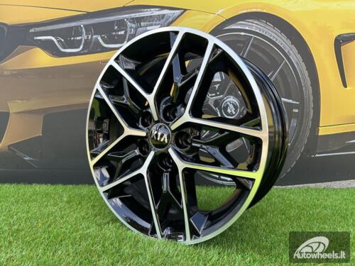 Ratlankis R18x7.5  5X114.3  ET  48  67.1  B5567  Black Polished (MB)  For KIA  (K2+P)
