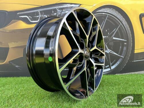 Ratlankis R18x7.5  5X114.3  ET  48  67.1  B5567  Black Polished (MB)  For KIA  (R)