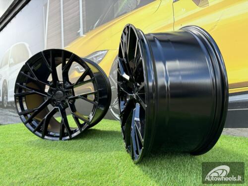 Ratlankis R22x10.5  5X112  ET  43  66.6  B5769  Black (BL)  For BMW  (K4)  (HYBRID FORGED Rear+Front)