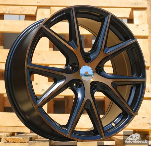 Ratlankis R19x8  5X112  ET  45  57.1  B5792  Black Polished Half Matt Cooper (MBHMC)  For CUPRA  (P)