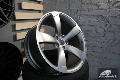 Ratlankis R18x8  5X112  ET  35  66.5  BK217  (IN5069)  Grey Polished Half Matt (MGHM)  For AUD  (P1+P2)