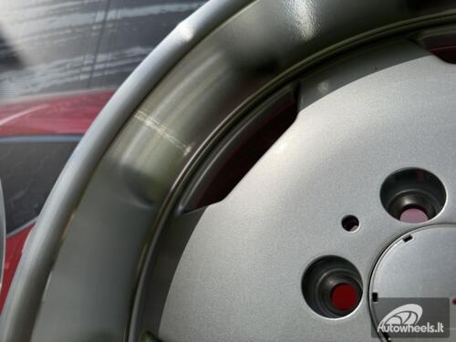 Ratlankis R18x8  5X112  ET  35  66.6  I5270  Silver+Polished Lip (SP)  For MER  (P1+P2)  (MONOBLOCK Style)