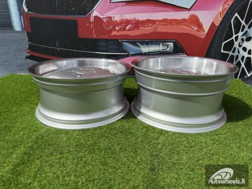 Ratlankis R18x9  5X112  ET  30  66.6  I5270  Silver+Polished Lip (SP)  For MER  (K7+Z7)  (MONOBLOCK Style)