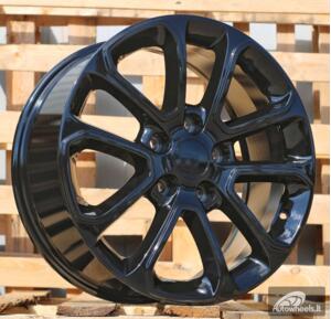Ratlankis R18x8  5X127  ET  50  71.5  I5319  Black (BL)  For JEEP  (P1+K7)