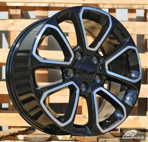 Ratlankis R18x8  5X127  ET  50  71.5  I5319  Black Polished (MB)  For JEEP  (M)