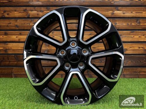 Ratlankis R18x8  5X127  ET  50  71.5  I5319  Black Polished (MB)  For JEEP  (M)
