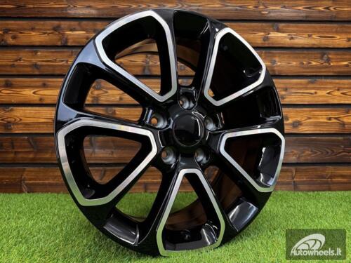 Ratlankis R18x8  5X127  ET  50  71.5  I5319  Black Polished (MB)  For JEEP  (M)