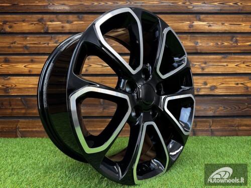 Ratlankis R18x8  5X127  ET  50  71.5  I5319  Black Polished (MB)  For JEEP  (M)