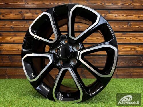 Ratlankis R18x8  5X127  ET  50  71.5  I5319  Black Polished (MB)  For JEEP  (M)