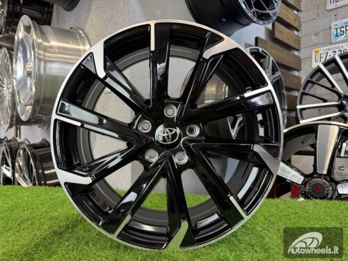Ratlankis R18x7.5  5X114.3  ET  40  60.1  I5547  Black Polished (MB)  For TOYOT  (P1)