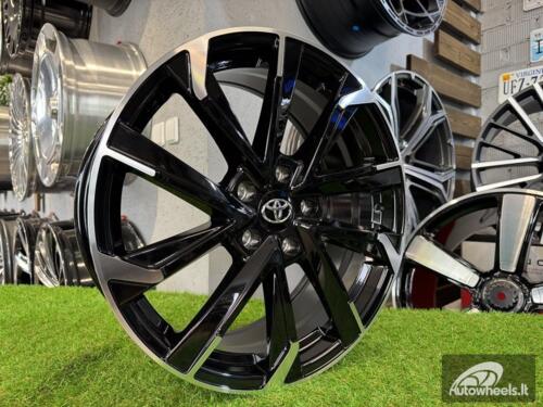 Ratlankis R18x7.5  5X114.3  ET  40  60.1  I5547  Black Polished (MB)  For TOYOT  (P1)