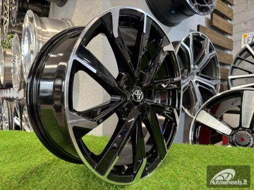 Ratlankis R18x7.5  5X114.3  ET  40  60.1  I5547  Black Polished (MB)  For TOYOT  (P1)