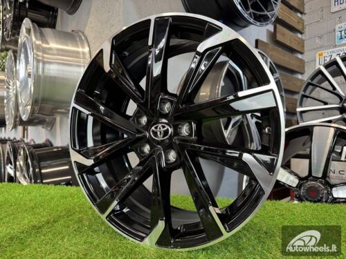 Ratlankis R18x7.5  5X114.3  ET  40  60.1  I5547  Black Polished (MB)  For TOYOT  (P1)