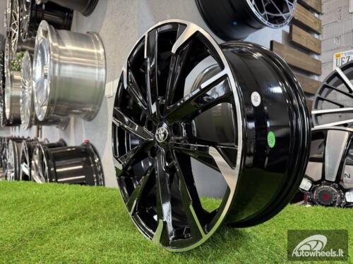 Ratlankis R18x7.5  5X114.3  ET  40  60.1  I5547  Black Polished (MB)  For TOYOT  (P1)