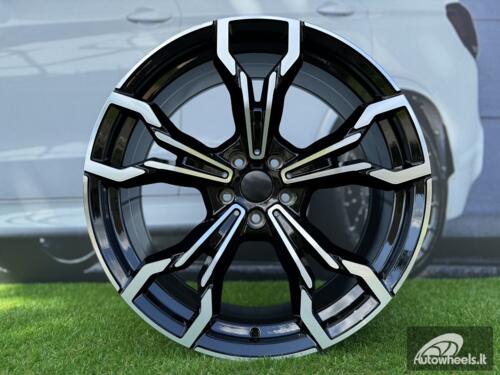 Ratlankis R18x8  5X120  ET  43  72.6  I5596  Black Polished (MB)  For BMW  (P1)